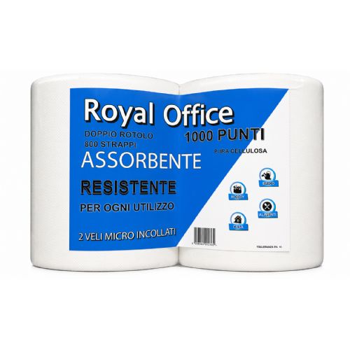 BOBINE 800 ROYAL OFFICE 2PZ PURA CELLULOSA